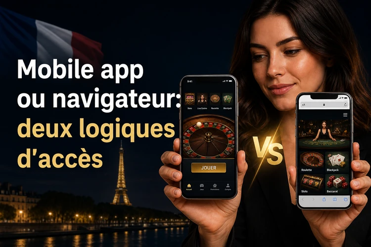 Mobile app ou navigateur: deux logiques d'accès