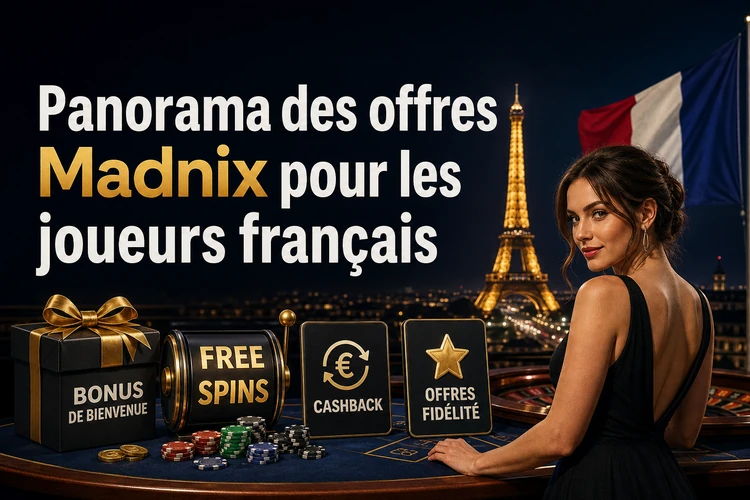 Panorama des offres Madnix pour les joueurs français