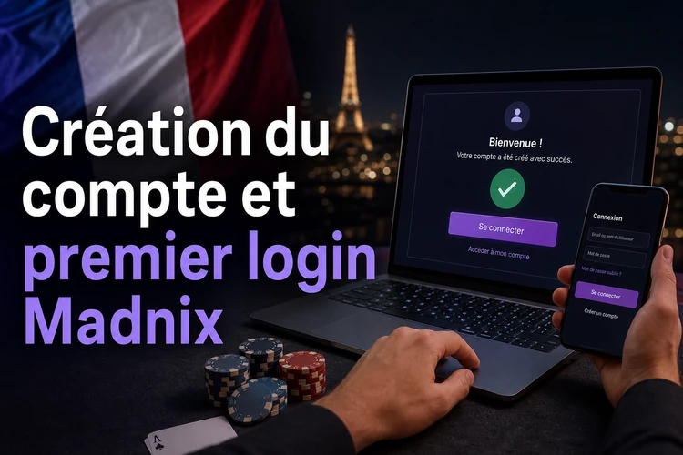 De la création du compte au premier login Madnix
