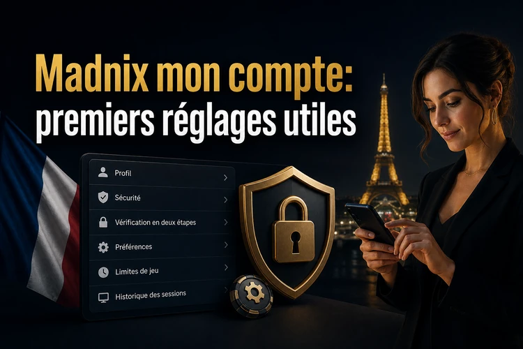 Madnix mon compte: premiers réglages utiles
